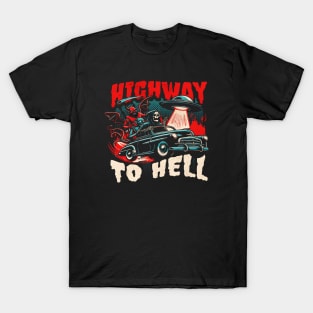 Highway to hell skull T-Shirt